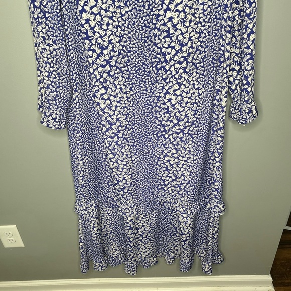 Chez California Designed by Tandy 1970’s Vintage Polka Dot Bow Print Dress - Picture 3 of 10